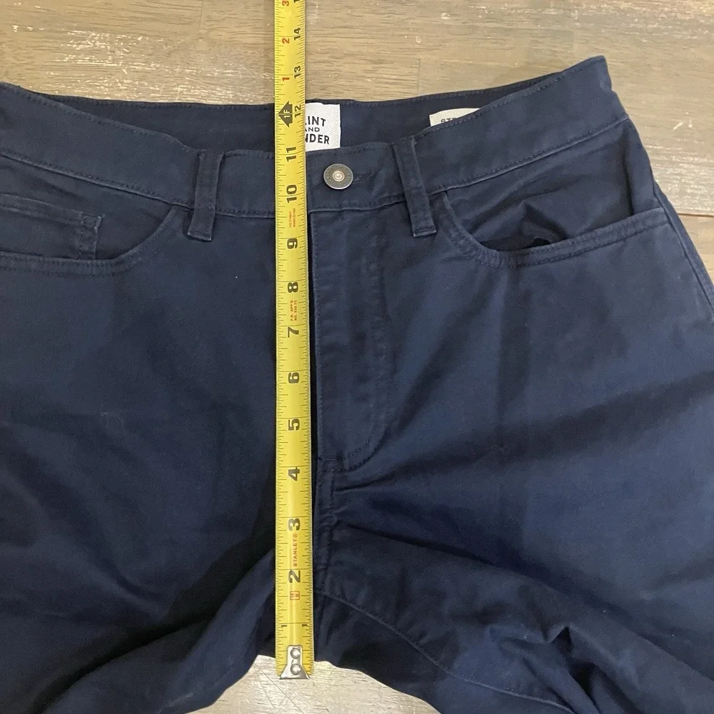 Flint and Tinder Pants Mens 28x30 Navy‎ Blue Straight Fit Stretch Chino 5-Pocket